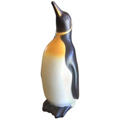 Banque de pingouins en céramique danoise par Knabstrup