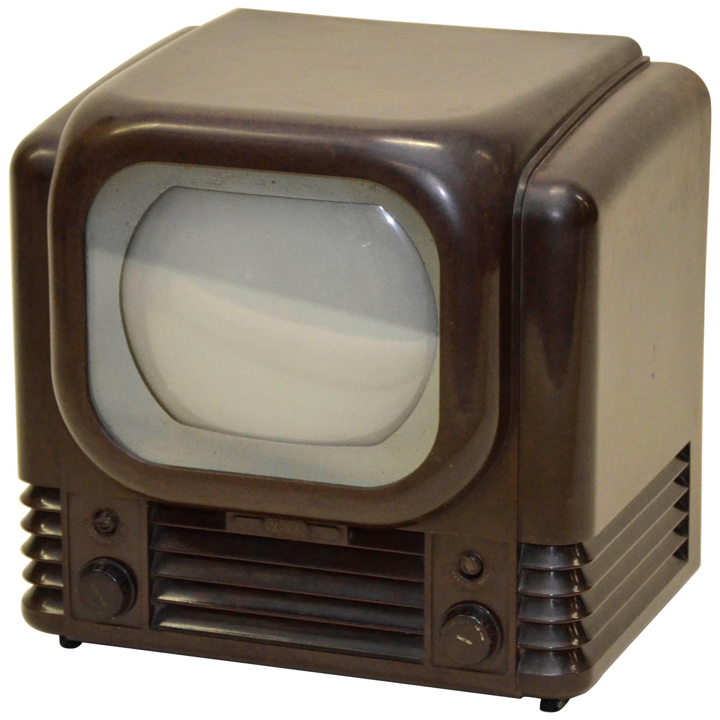1950s Bush Radio Bakelite Television Mod. TV22 Made in England For Sale