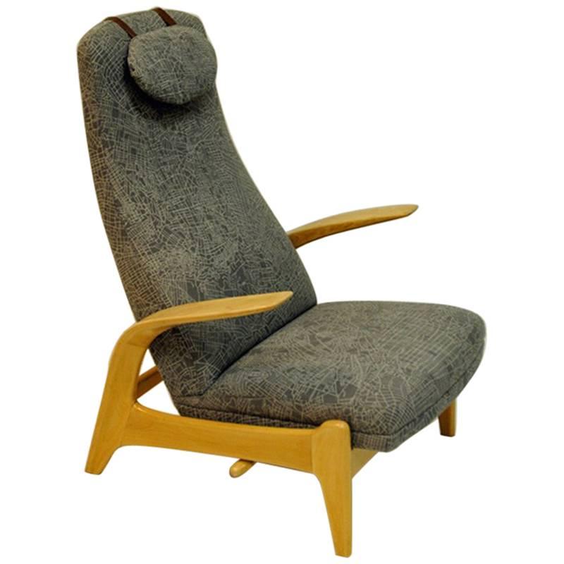 Rock 'n Rest comfortable Lounge Chair from 1960s by Rastad & Relling, Norway