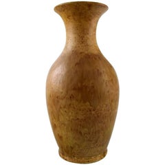 Patrick Nordstrøm Unique Ceramic Vase, Islev, Beautiful Glaze in Earthy Colors