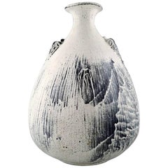 Large and Rare Kähler, Denmark, Stoneware Floor Vase, 1930s