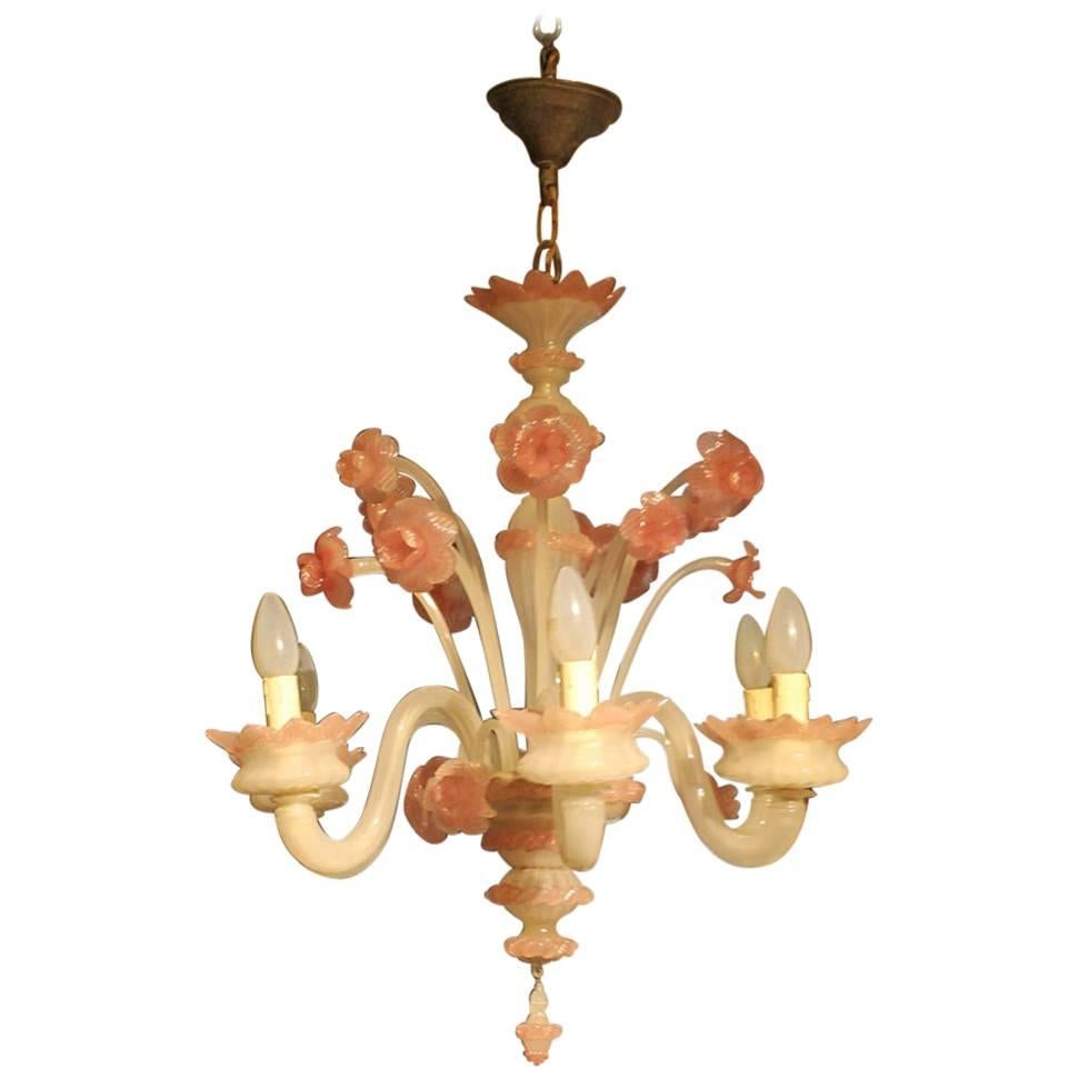 Glass Chandelier 19th Century For Sale