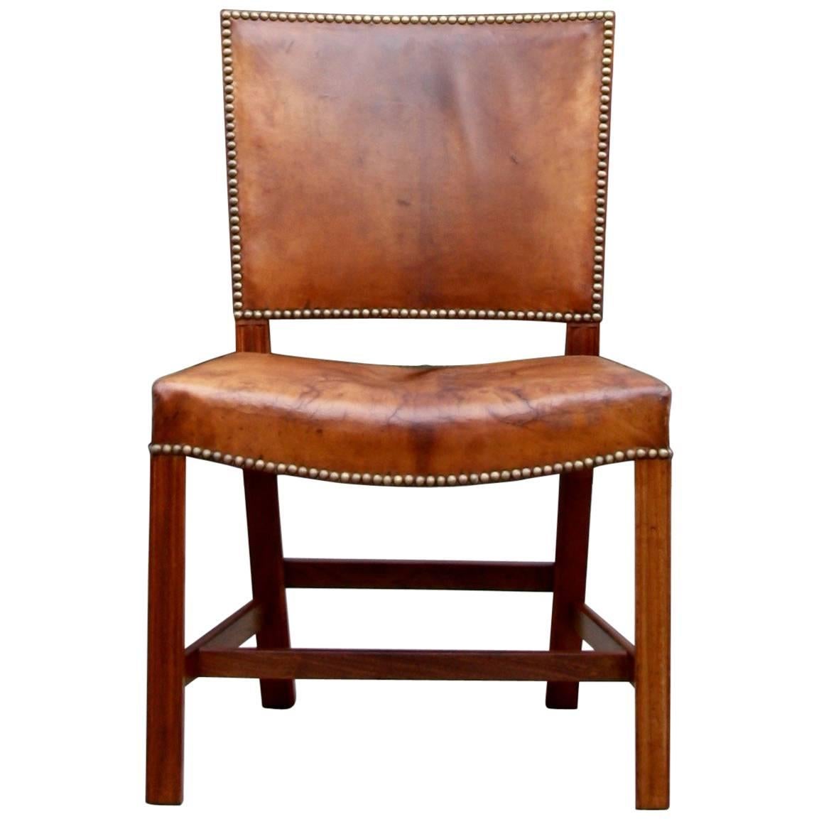 Kaare Klint ‘Red’ Chair, Model No. 4751 by Rud, Rasmussen, circa 1930