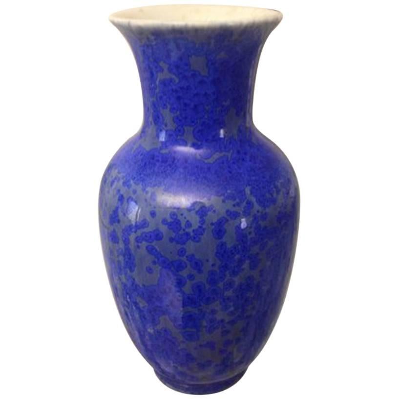 Royal Copenhagen KPM Crystalline Glaze Vase by Frederik Ludvigsen #132 Rare For Sale