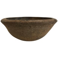 Early 20th Century Carved African Bowl