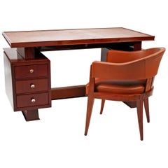 Art Deco Desk and Chair by Maxime Old
