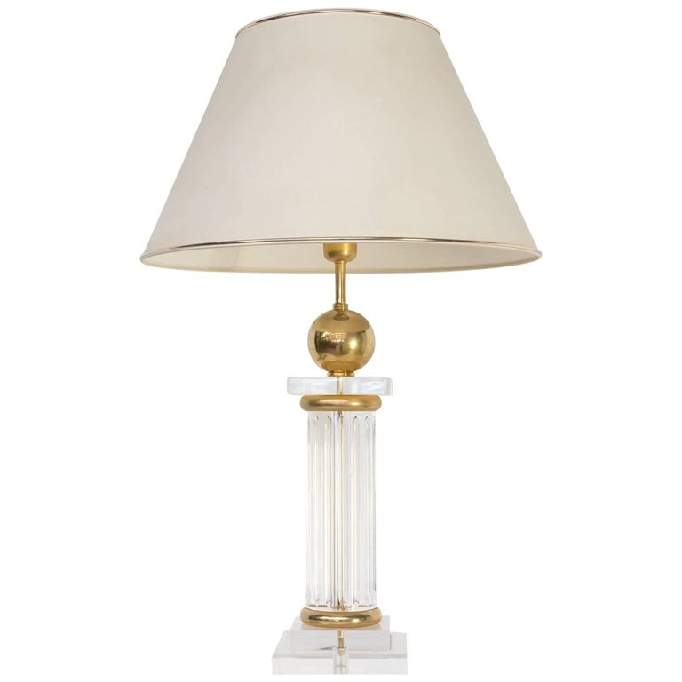 Hollywood Regency Glam Gold Tassel Table Lamps at 1stdibs