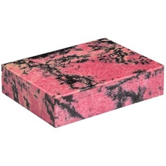 Rhodonite, Onyx and Silver Box