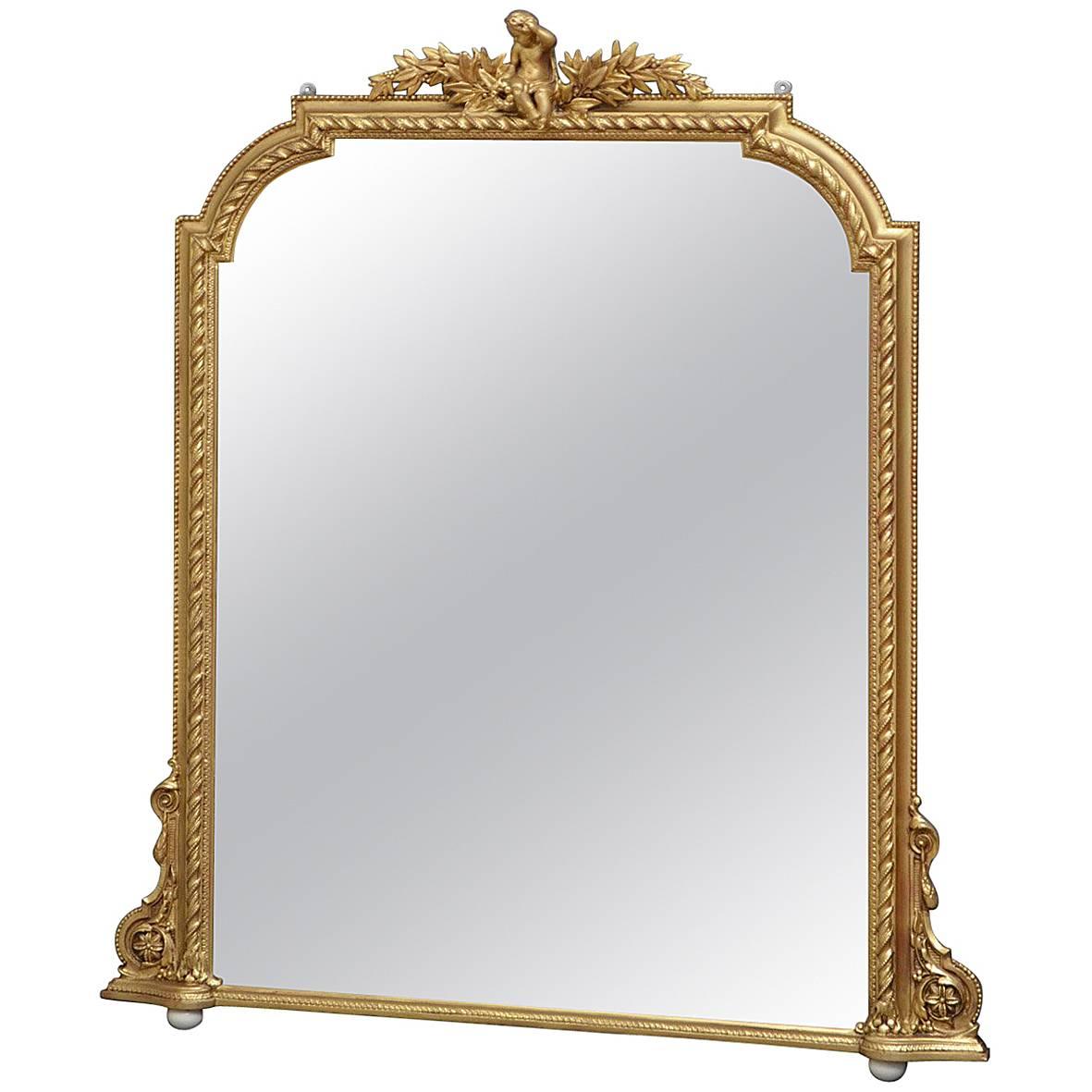 Victorian Giltwood Mirror