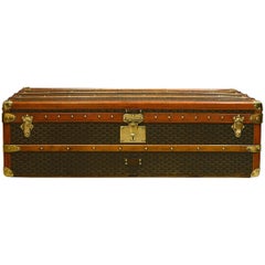 Used Large Goyard Cabin Trunk c1920 with interesting history