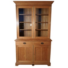 Antique Arts and Crafts Golden Oak Bookcase by Heals