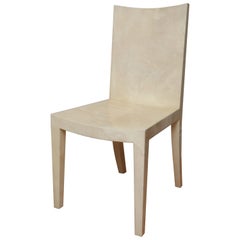 Lacquered Goat Skin Side Chair
