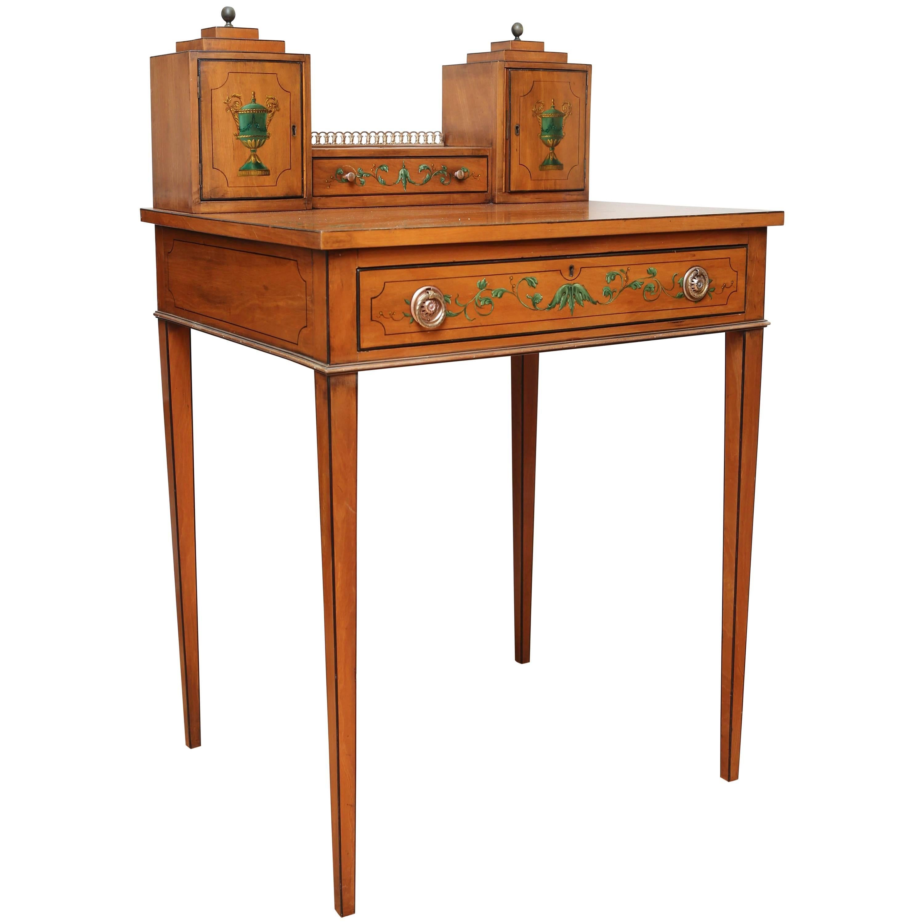 19th Century Adams Style Small Writing Desk