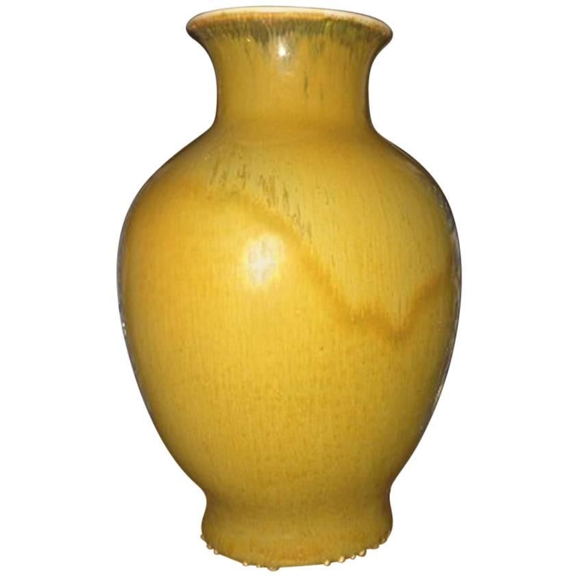 Royal Copenhagen Art Nouveau Crystalline Glaze Vase by Ludvigsen #FL1785