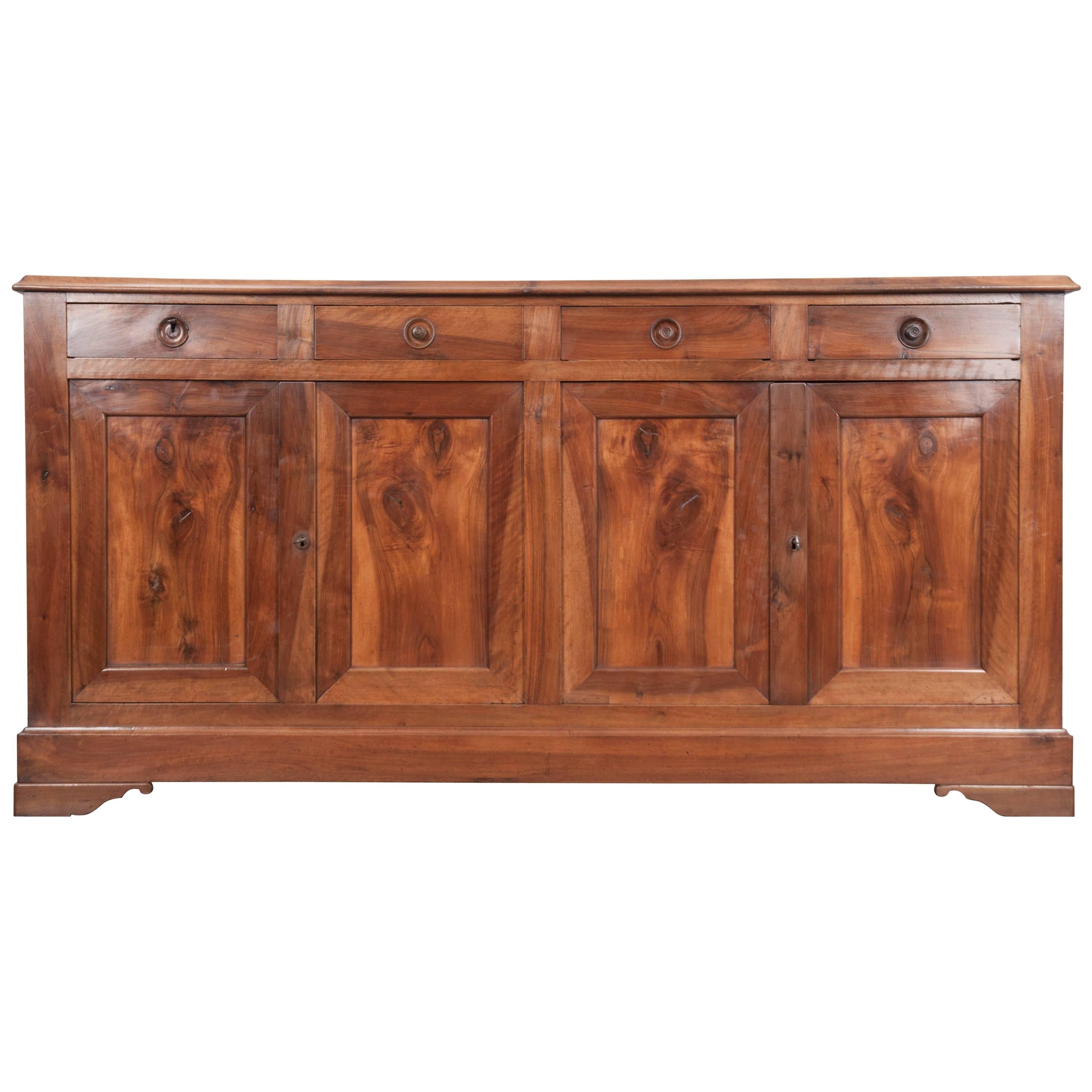 French 19th Century Walnut Louis Philippe Enfilade