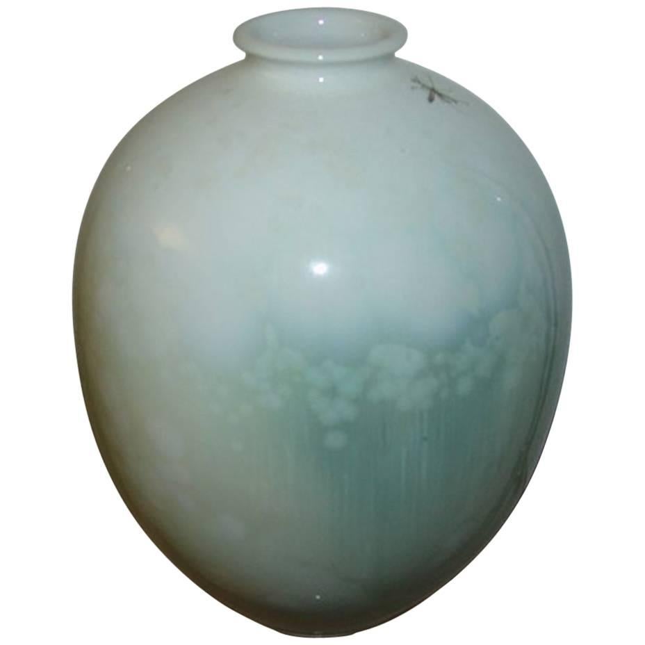 Royal Copenhagen Crystalline Glaze vase by Søren Berg from 1925