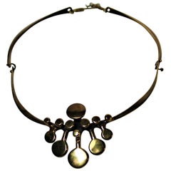 Richard Lawless Bronze Brutalist Necklace