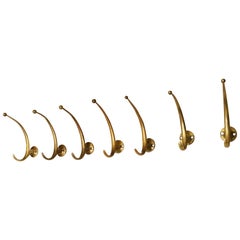 Brass Wall Hooks Franz Hagenauer Vienna