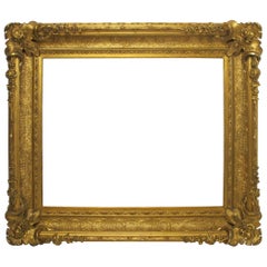 Antique Large 19th Century Custom Museum Gilt painting/mirror Frame