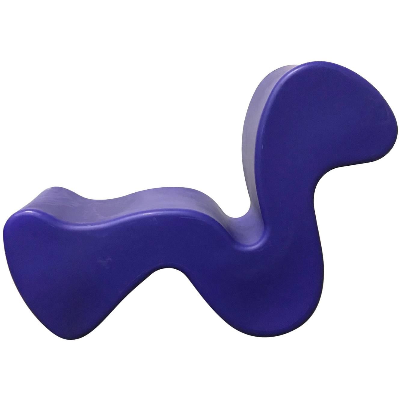 1998, Verner Panton, Purple Phantom Chair/Table