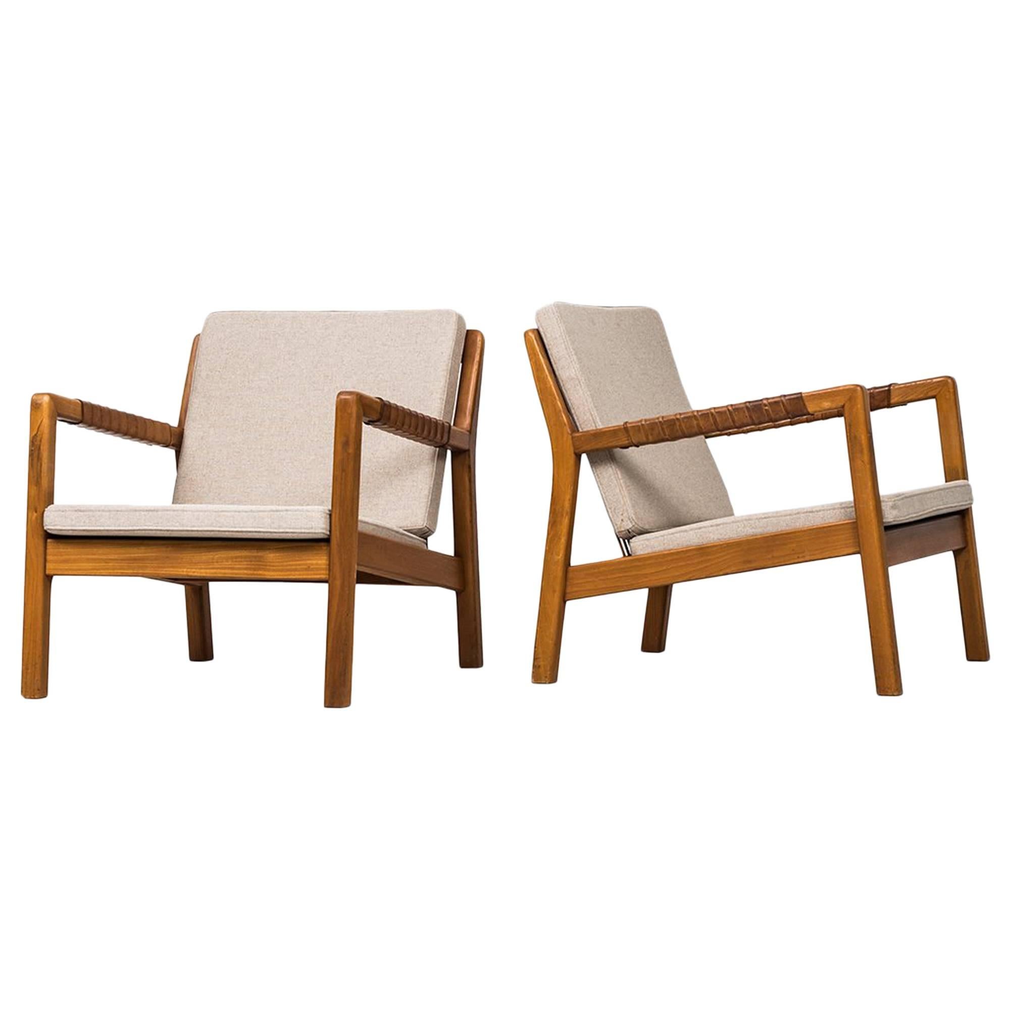 Carl Gustaf Hiort af Ornäs Easy Chairs Model Trienna Produced in Finland