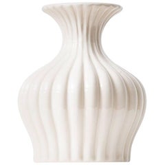 Ewald Dahlskog Glazed Ceramic Vase by Bobergs Fajansfabrik in Sweden