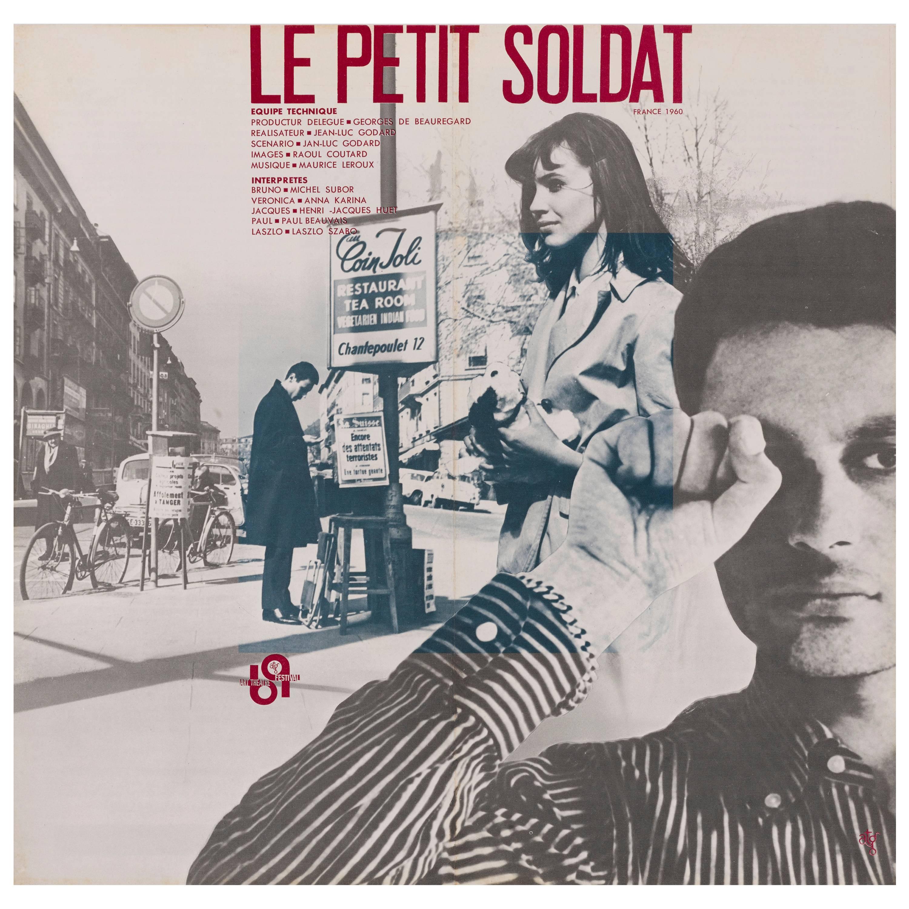 "Le Petit Soldat / Le Petit Soldier" Affiche originale du film japonais