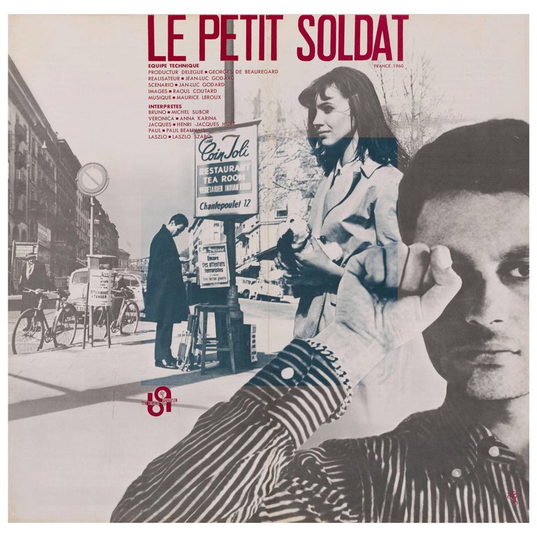 "Le Petit Soldat / The Little Soldier" Original Japanese Movie Poster For Sale