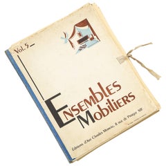 Vintage Ensembles Mobiliers, Charles Moreau Editor Deco Book, 1930s-1940s, France