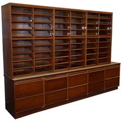 1 of 3 Vintage Haberdashery Cabinets Storage Units Inc Drawers