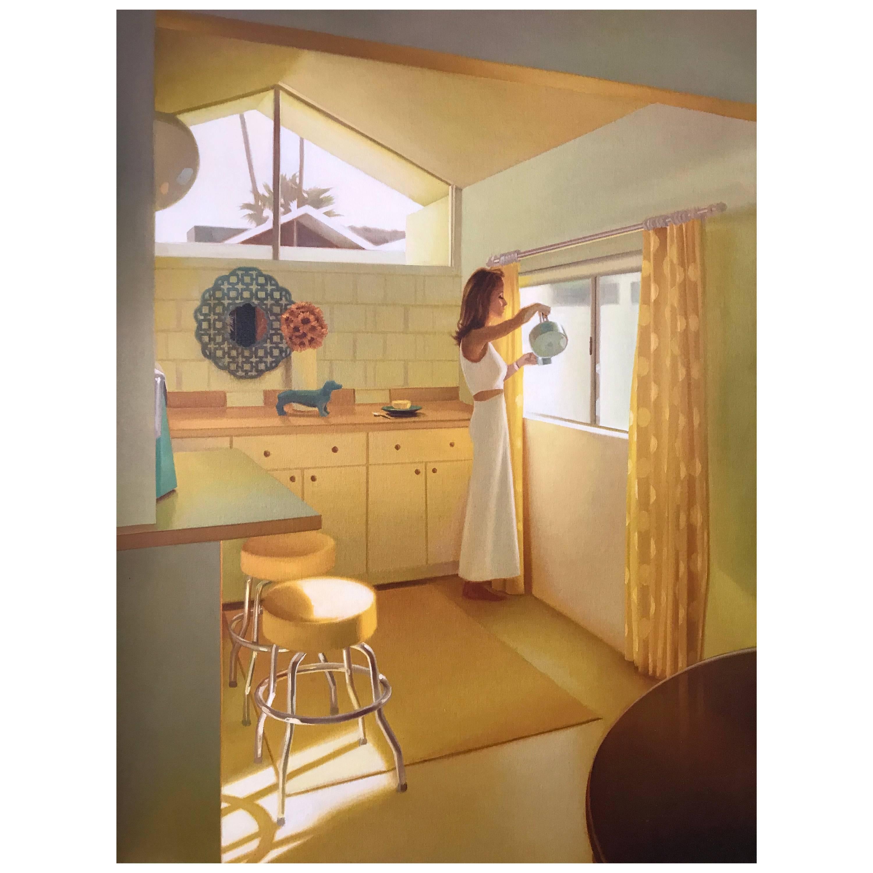 Giclee Print by Listed Artist Carrie Graber Palm Springs Modern Architecture