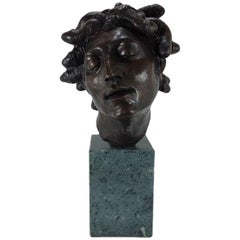 Michail Larionov Russian Avant-Garde Bronze Sculpture Gorgon Medusa, 1950