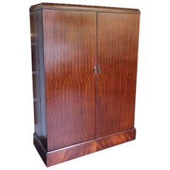 Art Deco Mahogany Compactom Wardrobe