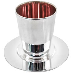 Modern Goblet and Tray