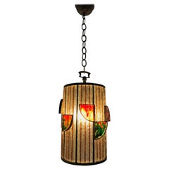 Mid-Century Modern Lantern by Poliarte, Italy, circa 1960