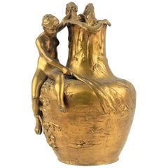 Alexandre Vibert Dore Bronze Pitcher