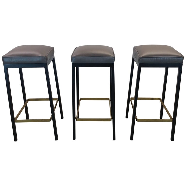 Early Bar Stools by Florence Knoll at 1stDibs