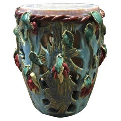 Oriental Glazed Pottery Garden Stool