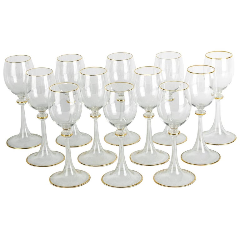 Vintage Baccarat Crystal Glassware Set For Sale at 1stdibs