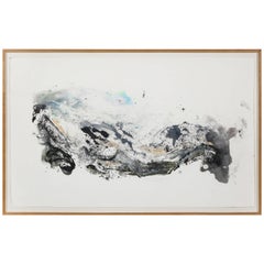 Louesa Roebuck Framed Monotype Ink Abstract