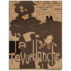 Antique Pierre Bonnard 1894 La Revue Blanche Art Nouveau Poster