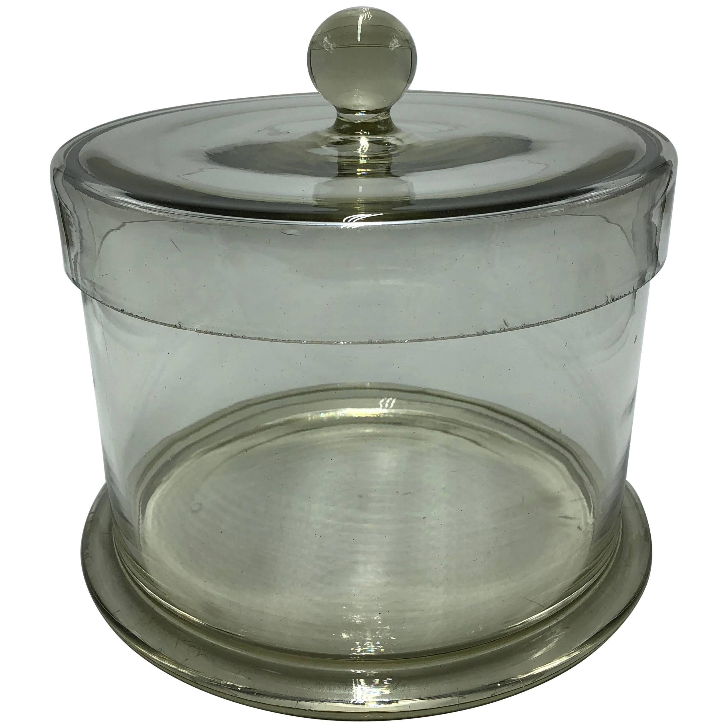 Large Apothecary Laboratory Cotton Wool Jar, Container Very Decorative