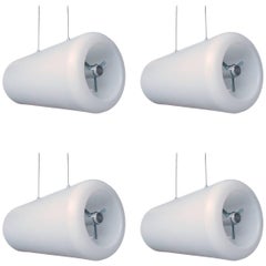 Huge Cylinder Lamps Custom-Made in Polystyrene
