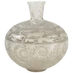 Rene Lalique Vase "Lièvres"