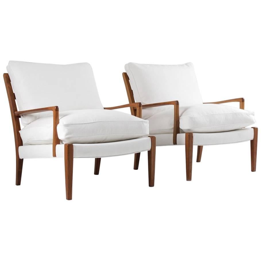 Midcentury Swedish Lounge Chairs "Löven" by Arne Norell
