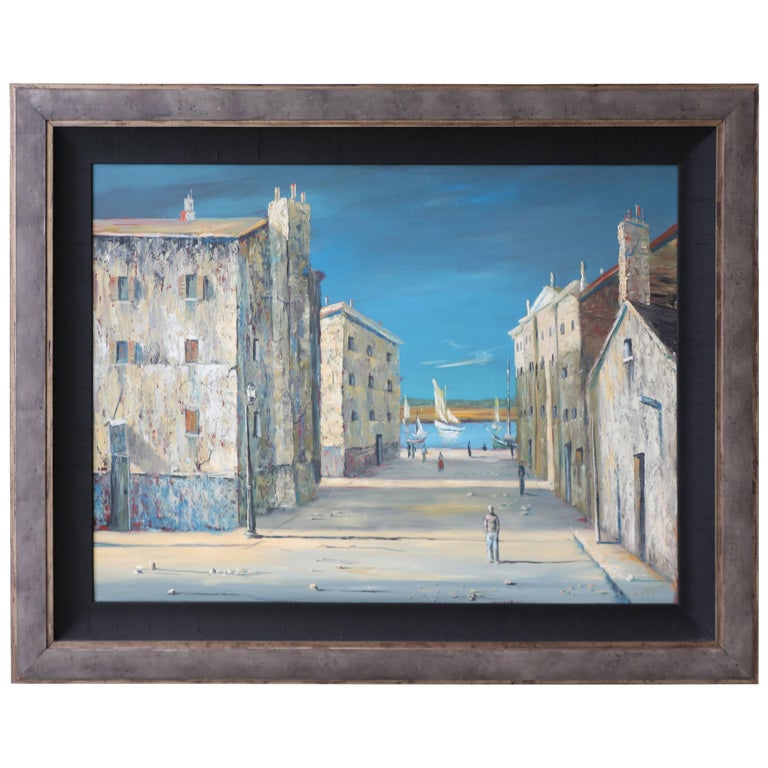Nice Painting Signed Donati For Sale at 1stDibs