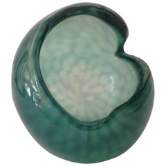 Rare Egg Form Graal Vase by Edvin Ohstrom for Orrefors