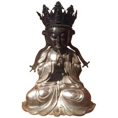 Bronze Figure of Seated King Buddha