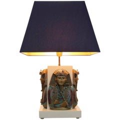 Exclusive Pharaoh Toetanchamon Table Lamp, France 1950s