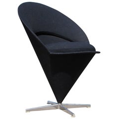 Original 1960s Vintage Verner Panton Cone Chair, Denmark